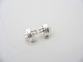 Tiffany & Co Signature X Clip On Earrings Studs Rare Silver Gift Love Cool - $328.00