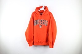 Vtg Mens XL Spell Out Bowling Green State University Hoodie Sweatshirt O... - $49.45