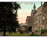 Jarvis Street Collegiale Istituto Toronto Ontario Canada Unp DB Cartolin... - $4.04