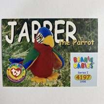 Ty Beanie Babies Jabber the Parrot 4197 Trading Card Single Series I 1998 - £1.35 GBP