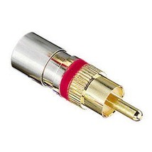 IDEAL 4-Pack Brass Compression RCA Connectors - £8.93 GBP