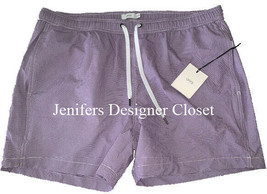 NWT ONIA XXL 2XL Charles swim trunks lined purple micro gingham check me... - $85.35