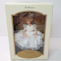 DG Creations Doll Ornament Ballerina Porcelain Poseable in Box Vintage 2002 - $13.81