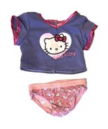 Build A Bear BAB Purple Hello Kitty T-Shirt and Pink Hello Kitty Underwe... - €7,70 EUR