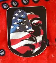 Jimi Hendrix Vinyl Decal Sticer USA Flag Superimposed On Face Vintage Fr... - £11.96 GBP