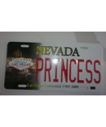 NEW Las Vegas Nevada Centennial License Plate PRINCESS FULL SIZE RAISED ... - €21,42 EUR