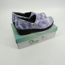 Ohmm Women&#39;s Grey Paisley Medical Wear Clogs Size 8 New In Box - £24.91 GBP