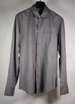 John Varvatos Mens Button Down LS Dress Shirt Gray M - £93.57 GBP