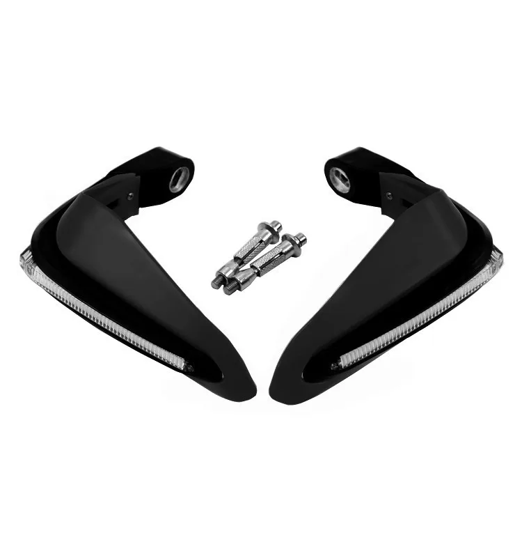 Universal 2Pcs Motorcycle Motorbike Handlebar Hand Guards Protector with Safety  - £268.17 GBP