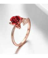 Red rose toe rings - $244.84 MXN