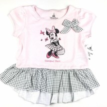 Disneyland Toddler Girls Minnie Mouse Ruffled Shirt Sz 2T 3T 4T - £11.85 GBP