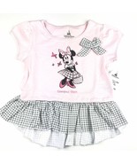 Disneyland Toddler Girls Minnie Mouse Ruffled Shirt Sz 2T 3T 4T - £11.87 GBP