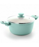 Gibson Home Plaza Cafe Aluminum 4.5 Qt Dutch Oven Soft Touch Handles in ... - £39.71 GBP