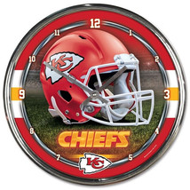 Kansas City Chiefs Chrome Clock - NFL - $31.03