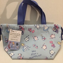 NEW Disney Alice in Wonderland Drawstring 11x6x5 Lunch Bag - $15.26