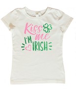 Kiss Me I&#39;m Irish Girls Shirt, St Patricks Day Shirt for Girls, Kiss Me ... - £11.89 GBP+