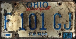 Vintage2002 Ohio License plate, Birthdays crafting bird houses. mancave - $28.79