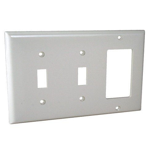 OP226-I 3-G Wall Plate - 2 Switch/Gfi Ivory - $1.00