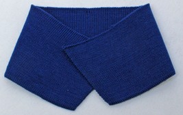 Rugby Knit Shirt Cuff Blue 2.5" x 10" Self-Finished Hemmed Ribbed Trim M515.12 - $3.97