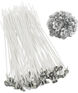 100Pcs Cotton Candle Wicks 8&#39;&#39; Pre-Waxed for Candle Making,Candle DIY, w... - $19.29 CAD