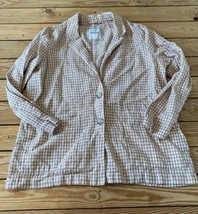 Madewell Women’s Gingham Plaid Check Button Front Blazer Jacket Size XL ... - $47.32