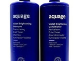 Aquage Violet Brightening Shampoo &amp; Conditioner 33.8 oz Duo - $76.18