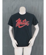 Vintage Skateboard Shirt - Matix Red Script - Men&#39;s Large - $62.19 CAD