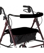Unisex Rollator Walker Seat and Backrest Rollbar Covers Universal Soft R... - £19.49 GBP