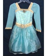 Disney Store MERIDA Princess Dress Costume BRAVE Movie Sparkle Gown Chil... - $631.81 MXN