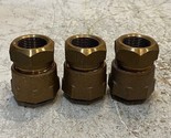 3 Quantity of Ford CTS 3/4 Brass Fittings 23mm Bore 40mm OD 53mm Tall (3... - $29.99