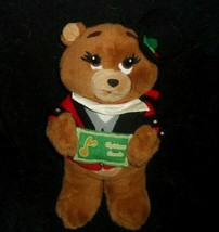 Vintage 1991 House Of Lloyd Christmas Singing Teddy Bear Stuffed Animal Plush - £29.14 GBP