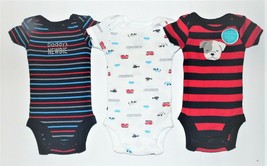 Carter's Child of Mine Infant Boys 3pc Bodysuits Size Preemie Daddy's Newbie NWT - £6.86 GBP