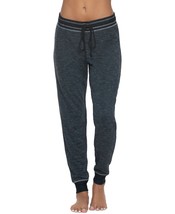 Felina Womens Taylor Jogger Pajama Pants Size Medium Color Black - £33.17 GBP