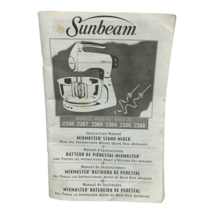 Sunbeam Mixmaster Mixer Instruction Owner Manual 2366 2367 2368 2386 2388 - £6.73 GBP