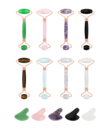 Gemmalina Rock N Roll Natural Gem Rollers and Gem Stones To Grow Young G... - €57,79 EUR