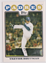 Trevor Hoffman San Diego Padres Pitcher 2008 Topps Card # 52 Near Mint - £1.27 GBP