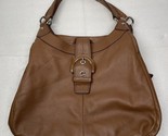 Coach Brown Leather Soho Lynn Hobo Shoulder Handbag, Classic, No. D1193-... - $32.45