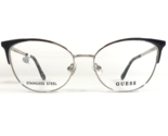 GUESS Brille Rahmen GU2704 005 Schwarz Silber Cat Eye Voll Felge 52-16-140 - $55.57
