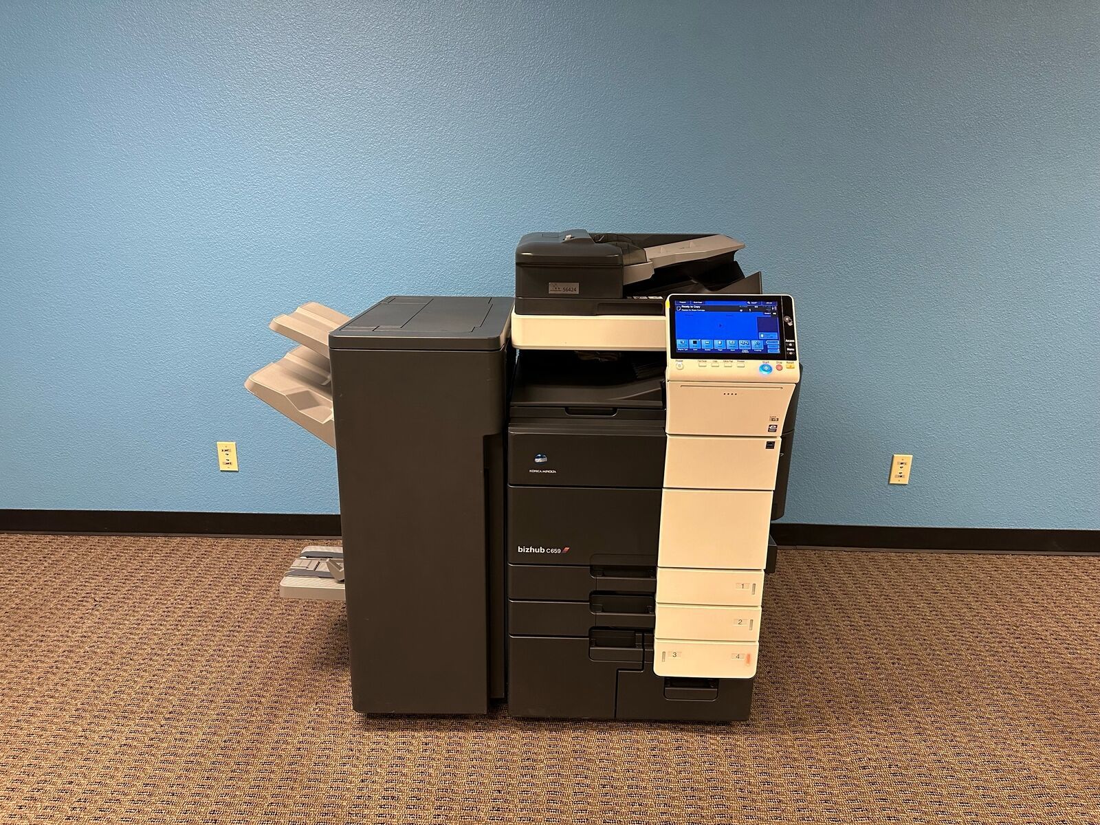 Demo Konica Minolta Bizhub C659 Copier Printer Scanner Fax Booklet Finis... - $6,880.50