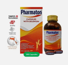 100&#39;s PHARMATON Capsules with Ginseng Extract and Selenium - Energy Booster - £34.02 GBP