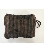 Vintage 1940s Genuine Mink Fur Muff Muffler Hand Warmer Kover Zip Purse ... - €68,77 EUR