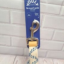 YOULY The Protector 6ft Dog Lead Zig Zag Nylon And Leather - $9.49