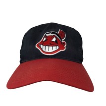 VTG Twins Enterprises Cleveland Indians Chief Wahoo Snapback Hat Size S/M Youth - £38.75 GBP