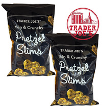2 Packs Trader Joe&#39;s Thin &amp; Crunchy Pretzel Slims 8 oz Each Pack - £12.92 GBP
