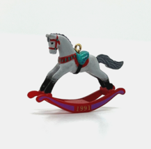 Hallmark Keepsake Miniature Ornament Rocking Horse 1991 - £6.25 GBP