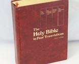 Holy Bible in Four Translations KJV New American English &amp; Jerusalem 197... - $19.59
