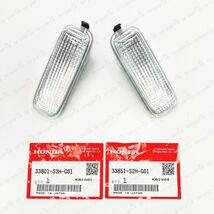 JDM GENUINE HONDA CIVIC EK9 TYPE-R SIDE MARKER CLEAR SET OF 2 LEFT + RIGHT - $100.38