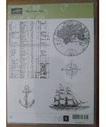 Stampin&#39; Up THE OPEN SEA 123032 Retired Nautical Compass - $22.84 CAD