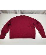 Vintage Pendleton Long Sleeve Short Sweater Light Pure Wool Wine Red Wom... - $18.05