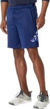 adidas Men&#39;s Train Essentials Camo-Filled Logo Training Shorts Dark Blue... - $21.99